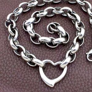 Vintage 925 Heart Choker